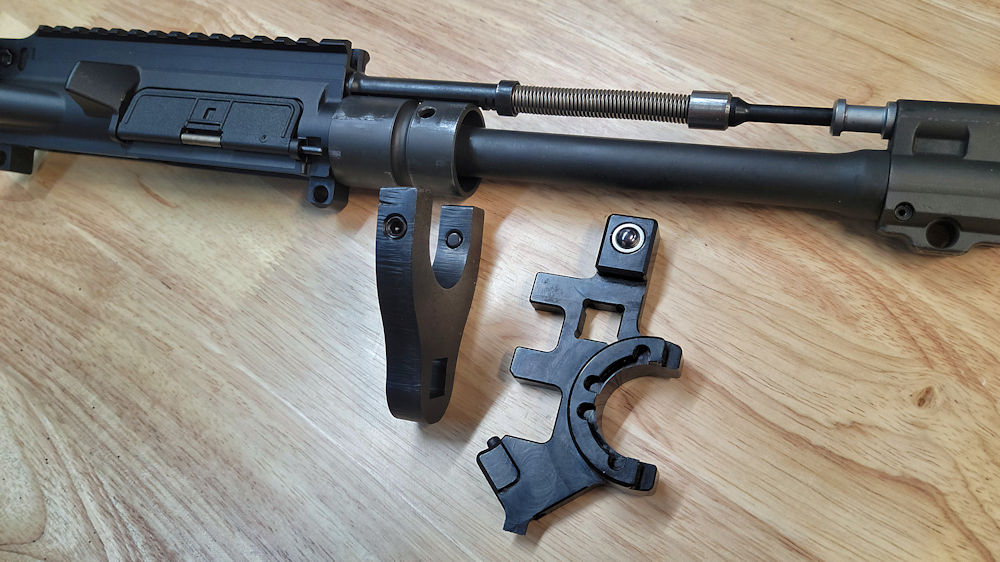 An example of barrel nut wrenches from HK Parts (left) and Nefarious Arms (right).